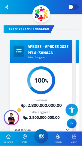 Screenshot fitur 11 Tema Seruit OpenSID